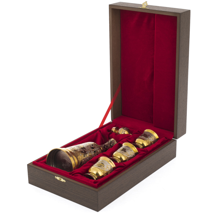Set of damask and 3 stacks of "Military equipment" Zlatoust