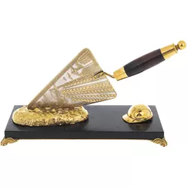A trowel on a dolerite stand "Gift" Zlatoust