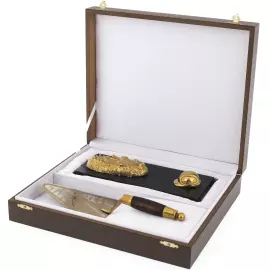 A trowel on a dolerite stand "Gift" Zlatoust