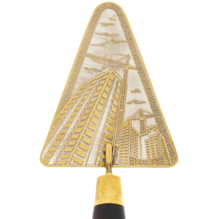 A trowel on a dolerite stand "Gift" Zlatoust