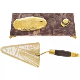 Мастерок на подставке из яшмы "Подарочный" Златоуст