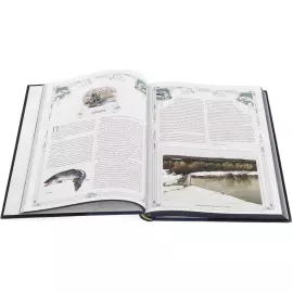 Gift set with a book and a panel "Wild pike perch"