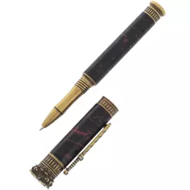 Roller handle made of colored ebony "Zeus"