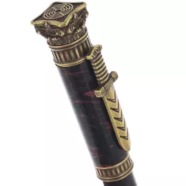 Roller handle made of colored ebony "Zeus"
