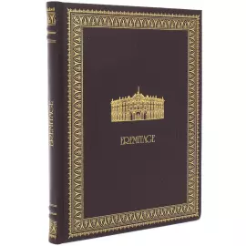 The Hermitage leather-bound book in German