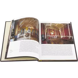 The Hermitage leather-bound book in German