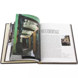 The Hermitage leather-bound book in German