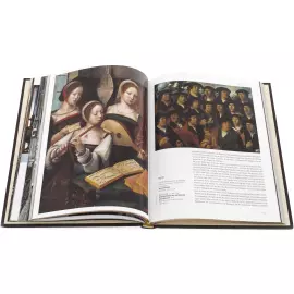 The Hermitage leather-bound book in German