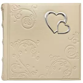 Фотоальбом "Наша свадьба" с серебряной накладкой