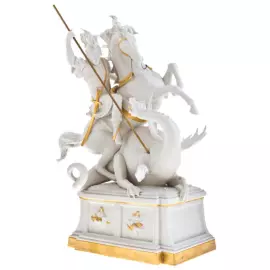 Porcelain sculpture "George the Victorious"