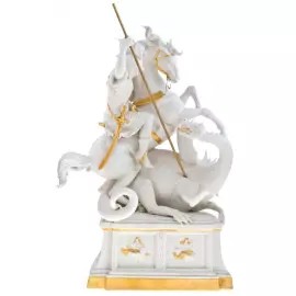 Porcelain sculpture "George the Victorious"
