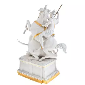 Porcelain sculpture "George the Victorious"