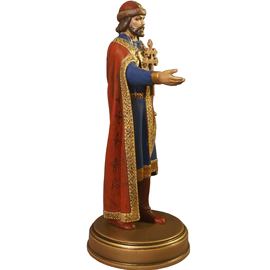 Statuette made of solid alder "Prince Vladimir" from the collection "History of the Russian State"