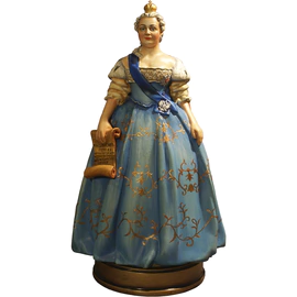 Statuette made of solid alder "Elizabeth Petrovna" from the collection "History of the Russian State"