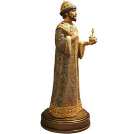 Statuette made of solid alder "Tsar Fyodor Ioannovich" from the collection "History of the Russian State"