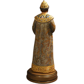 Statuette made of solid alder "Tsar Fyodor Ioannovich" from the collection "History of the Russian State"