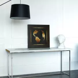 Панно из янтаря "Планета Земля"