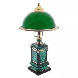 Лампа настольная "Президентская" малахит