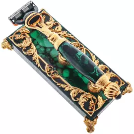 Бритвенный станок, малахит