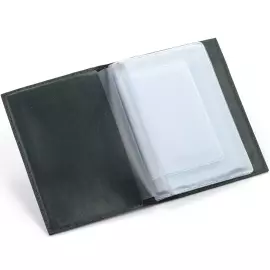 Обложка для автодокументов "Погранвойска" с серебряной накладкой