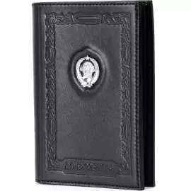 Обложка для документов "СССР" с серебряной накладкой