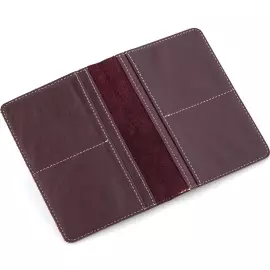 Обложка для загранпаспорта "Федерация" с серебряной накладкой