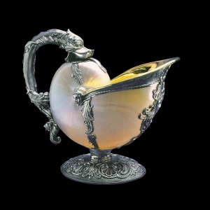 Кубок "Дракон" из раковины Nautilus