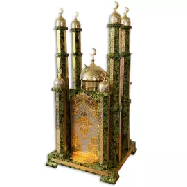 A mosque with the Koran and Hadiths of the Prophet. Zlatoust.