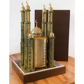 A mosque with the Koran and Hadiths of the Prophet. Zlatoust.