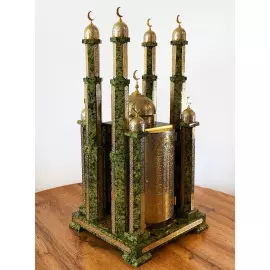 A mosque with the Koran and Hadiths of the Prophet. Zlatoust.