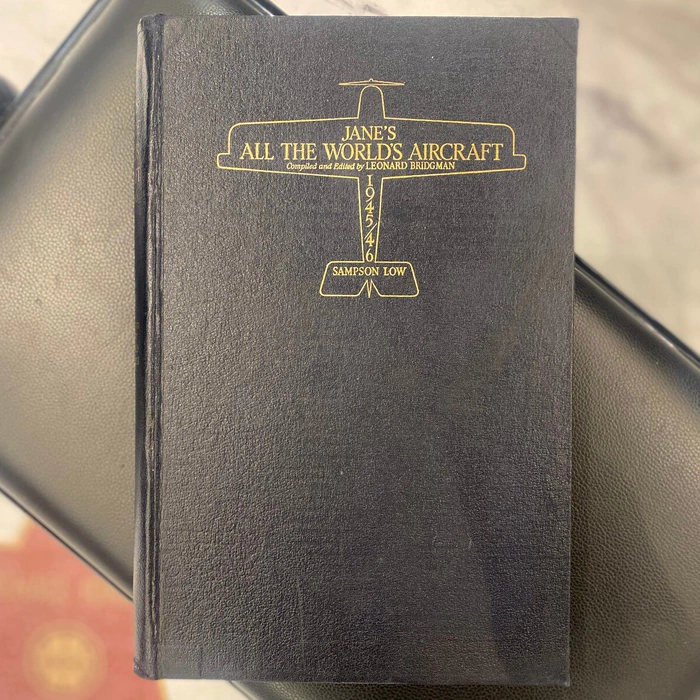 Catalog of the world's aircraft "Jane's All the World's Aircraft" Sampson Low, London, 1945-1946