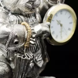 Silver watch "White Rabbit"