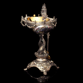 Икорница "Галиотис с фрегатом"