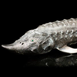 Caviar bowl "Sturgeon"