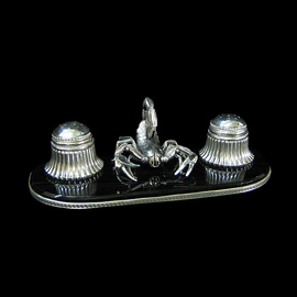 Silver salt shakers "Scorpion"