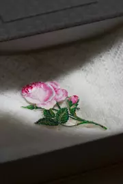 Silver brooch "Roses of the Winter Palace" collection "Herbarium of Tatyana Polyakova"