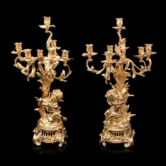 Candelabra "Eden" with gilding