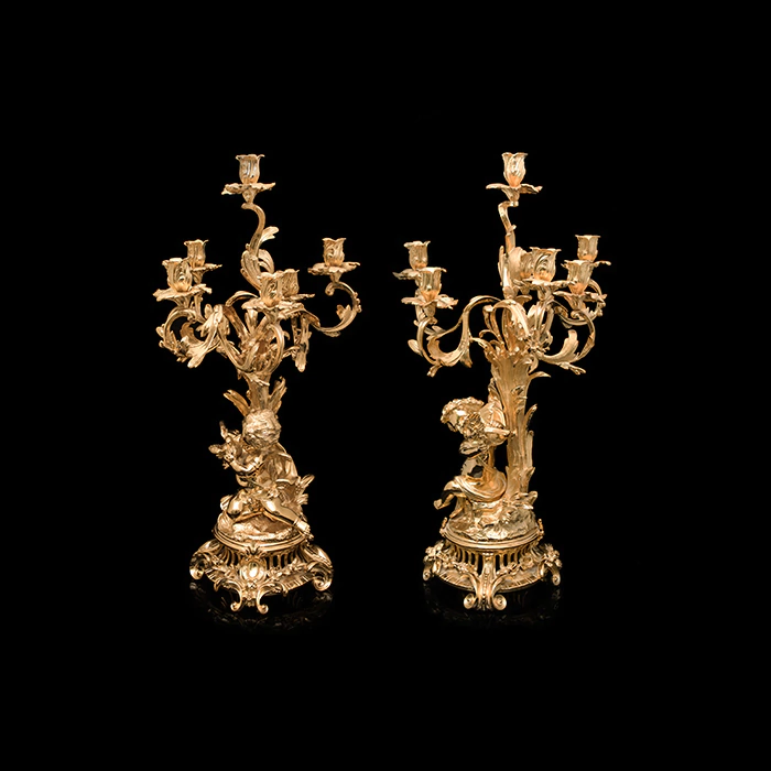 Candelabra "Eden" with gilding