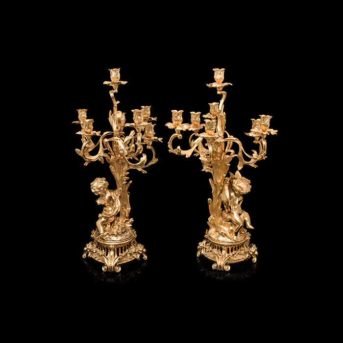 Candelabra "Eden" with gilding