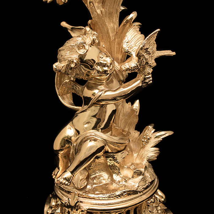 Candelabra "Eden" with gilding