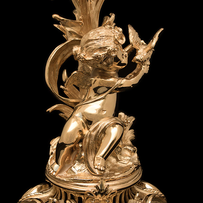 Candelabra "Eden" with gilding