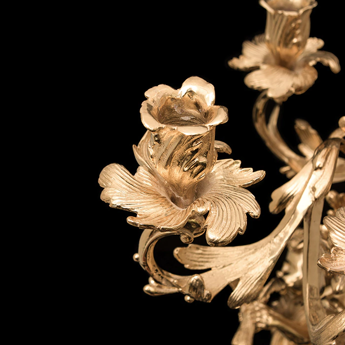 Candelabra "Eden" with gilding