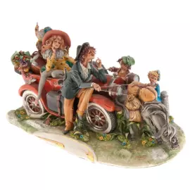 Porcelain statuette "Exhausted"