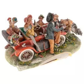 Porcelain statuette "Exhausted"