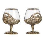 Набор бокалов для коньяка "Нефтяник" на 2 персоны