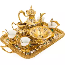 Набор для чая с кувшином "Восточный" на 4 персоны, Златоуст