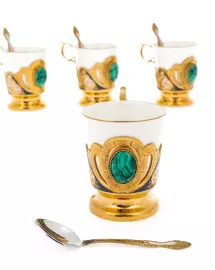 Набор для чая с кувшином "Восточный" на 4 персоны, Златоуст