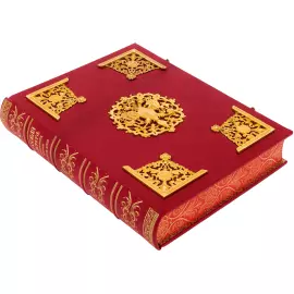 Книга в кожаном переплете "Русская культура. С древнейших времен до наших дней"