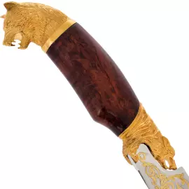 Нож охотничий "Волки" Златоуст