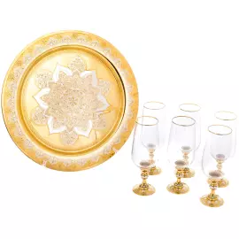 Набор для шампанского "Нарцисс" на 6 персон, Златоуст